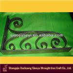 Decorative wrought iron scrolls