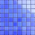 blue glass tile for spa mosaic 1&quot;x1&quot; -04A