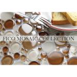 FICO NEW ARRIVAL CRYSTAL GLASS MOSAIC TILE GR1001