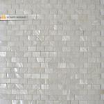 white shell tiles brick pattern 15x25mm mother of pearl mosaic tile