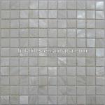 Pure White Square Mother of Pearl Shell Mosaic Tiles