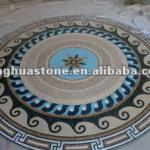 interior tile round mosaic medallion floor patterns
