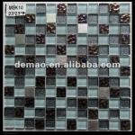 glass mosaic mixed stainless steel tiles (MSK-10)