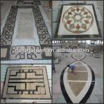 waterjet marble tiles design floor pattern