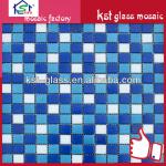Glass mosaic for swimming pool