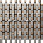 3d wall metal mosaic tile