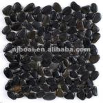 Black Polished Pebble Tile 1-1.5 S2