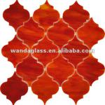 stained glass mosaic titles, red lantern mosaic