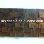 Mesquite End grain Wood mosaic interior Wall decoration material