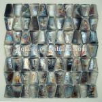 3D Iridescent Glass Mosaic Tile