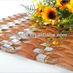 golden glass mosaic tile for walls