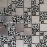 FICO NEW ARRIVAL GLASS MOSAIC GST111# WITH STAINLESS STEEL