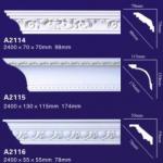 Guangzhou High Quality PU Ceiling Cornice for Home Decoration Interior &amp; Exterior