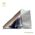 double side aluminum foil woven or scrim fabric construction material as radiant barrier