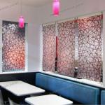 Restaurant partition eco resin panel