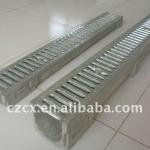 resin concrete drainage channel with grating-cx3544