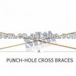 Scaffold Punch-Hole Cross Brace in Scaffolding System