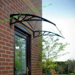 HOT SALE black bracket polycarbonate window awning, car canopy