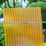 Zhejiang grade A PC twin wall crystal hollow sheet 4mm/6mm/8mm/10mm