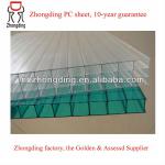 UV protected fourth-wall polycarbonate sheet/pc sheets price
