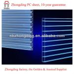 hot sell twin wall polycarbonate sheet/polycarbonate hollow sheet