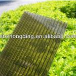 100% virgin lexan twin-wall hollow bronze polycarbonate sheet