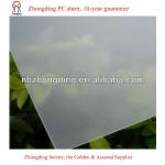 frosted polycarbonate solid sheet