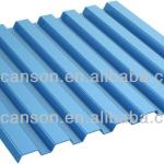 VULCAN Plastics Polycarbonate Ti-Lite Metallic Blue Corrugated GRECA Sheet