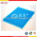 Guangzhou Grade A Double wall polycarbonate hollow sheet with UV Protection