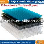 Clear polycarbonate Triple-wall sheet