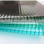 Skylight System 6mm Twin Layer Polycarbonate Sheet,Plastic Sheet Twin Wall PC Hollow Sheet