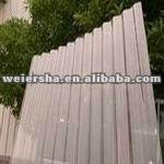 Clear skylight corrugated polycarbonate roofing sheet for greenhouse