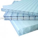 Triple-wall Polycarbonate Hollow Sheet for roof material X structure-JFLH0232A