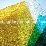 Lexan Polycarbonate Embossed sheet construction materials advertisement board materials swimming pool covery materials-JFLS0439