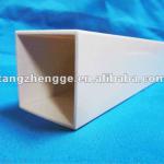 Cold extrusion 500mmX50mm,2mm thick rigid squared PVC tube-TT-10-1