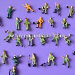 2014 new products wholesale HO railway worker Architectural Scale Models Figures