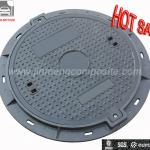 FRP B125 Round Lightweight Manhole Cover Plastic Drain 600mm