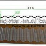 Polycarbonate corrugated sheet/wave sheet-LSPPHS-71