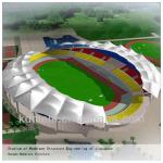 The Stadium of Membrane Structure Engineering of Jiayuguan City Bleacher-