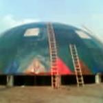 Fiberglass dome