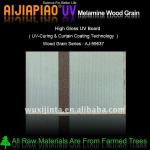 UV melamine wood grain mdf panel