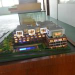 comercial building model/architectural scale model/3D real estate project arrangement/crystal architecture model building