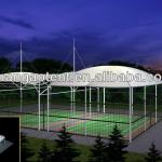 Badminton Ball Cover Tensile Membrane Structure Tent