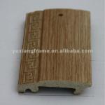 Polystyrene decorative floor edge T-molding profile