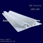 Factory Plastic white profile/PVC trims for wall decoration