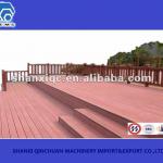 wood plastic composite garden decking