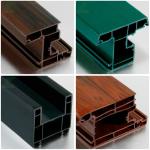 Wood texture co extrusion plastic pvc extrusion profile