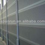 perforated sound barrier panel