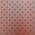 perforated wooden acoustic panel