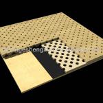 perforated wooden acoustic panel